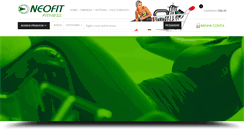 Desktop Screenshot of neofit.com.br