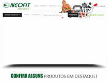 Tablet Screenshot of neofit.com.br